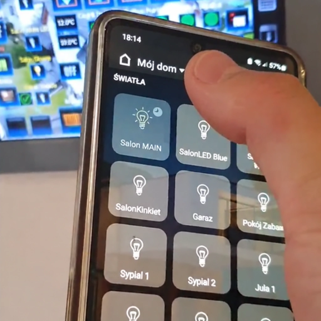 Sterowanie oświetleniem w systemie Smart Home